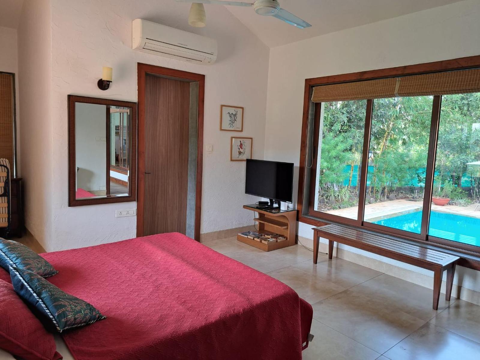 Casa Blanca 3Bhk W/Pool Near Mandwa, Alibaug Villa Alībāg Buitenkant foto