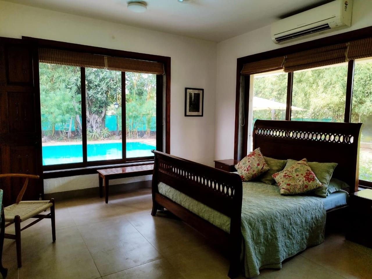 Casa Blanca 3Bhk W/Pool Near Mandwa, Alibaug Villa Alībāg Buitenkant foto