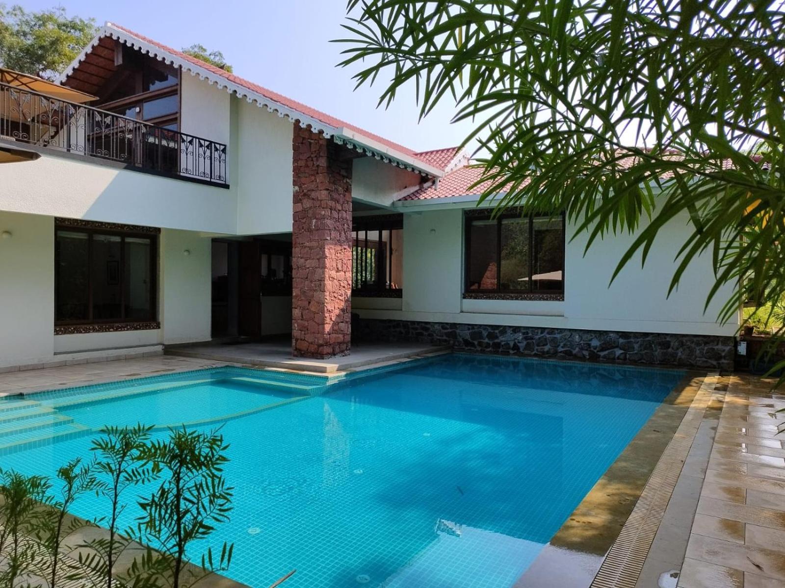 Casa Blanca 3Bhk W/Pool Near Mandwa, Alibaug Villa Alībāg Buitenkant foto